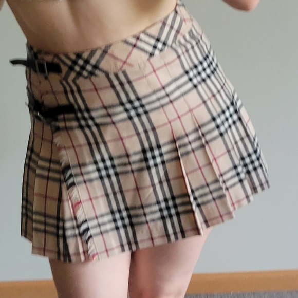 Burberry nova check London blue label skirt - Picture 2 of 4